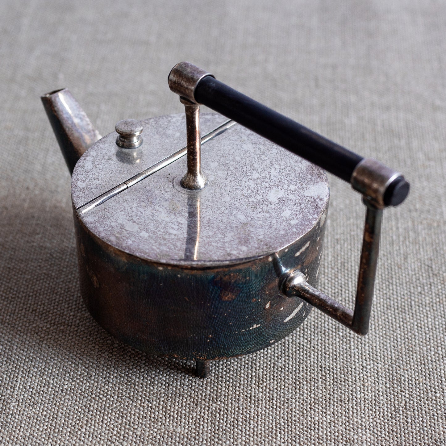 Silverplated Teapot, Christopher Dresser, England. C20th.