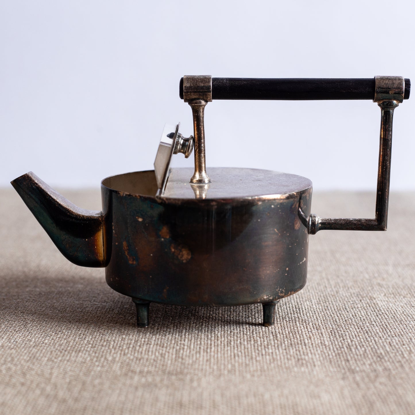 Silverplated Teapot, Christopher Dresser, England. C20th.