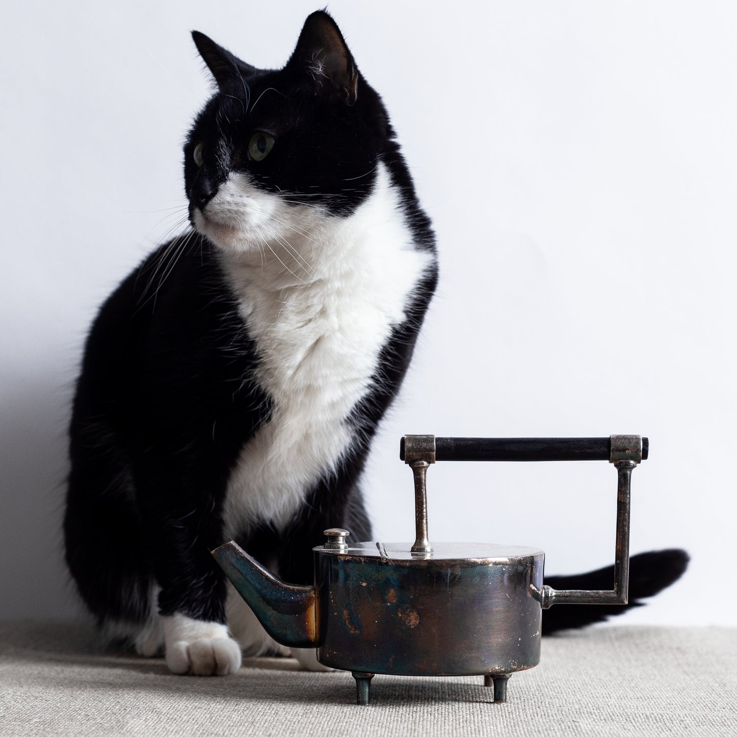 Silverplated Teapot, Christopher Dresser, England. C20th.