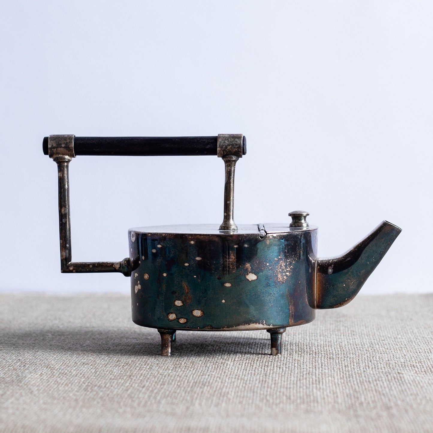 Silverplated Teapot, Christopher Dresser, England. C20th.