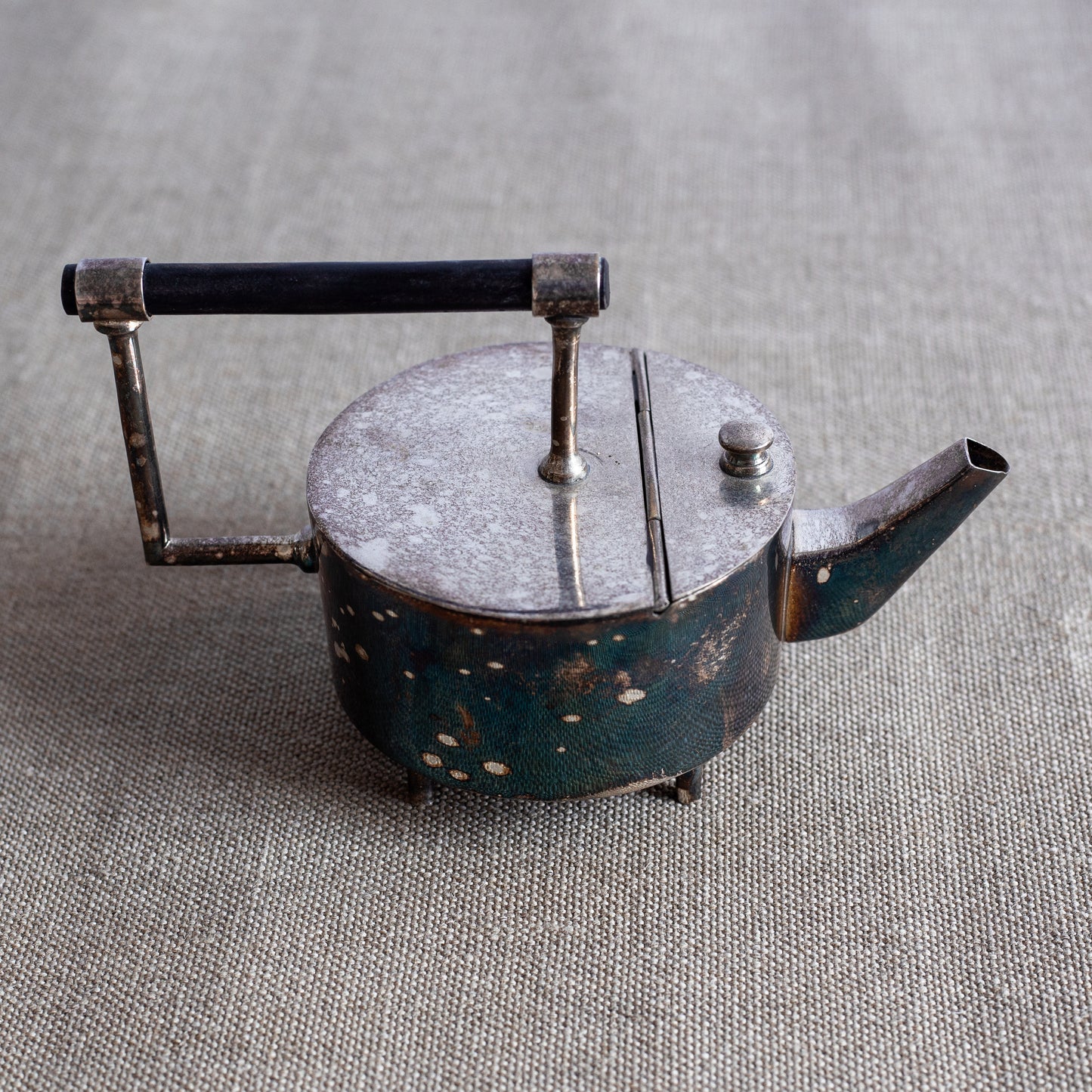 Silverplated Teapot, Christopher Dresser, England. C20th.
