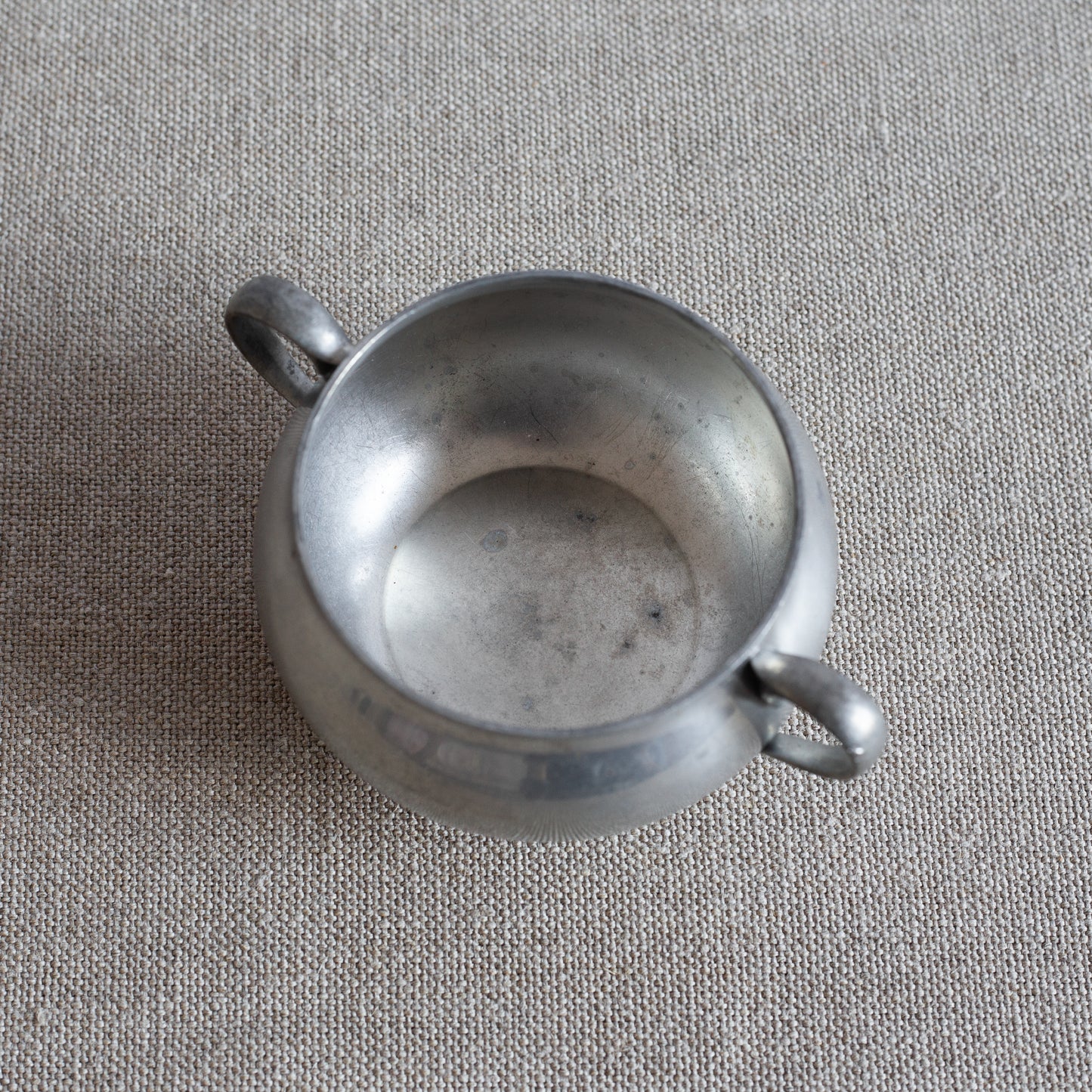 Sugar Bowl Model 2527, Just Andersen, Just Andersen Pewter, Denmark. 1950’s.