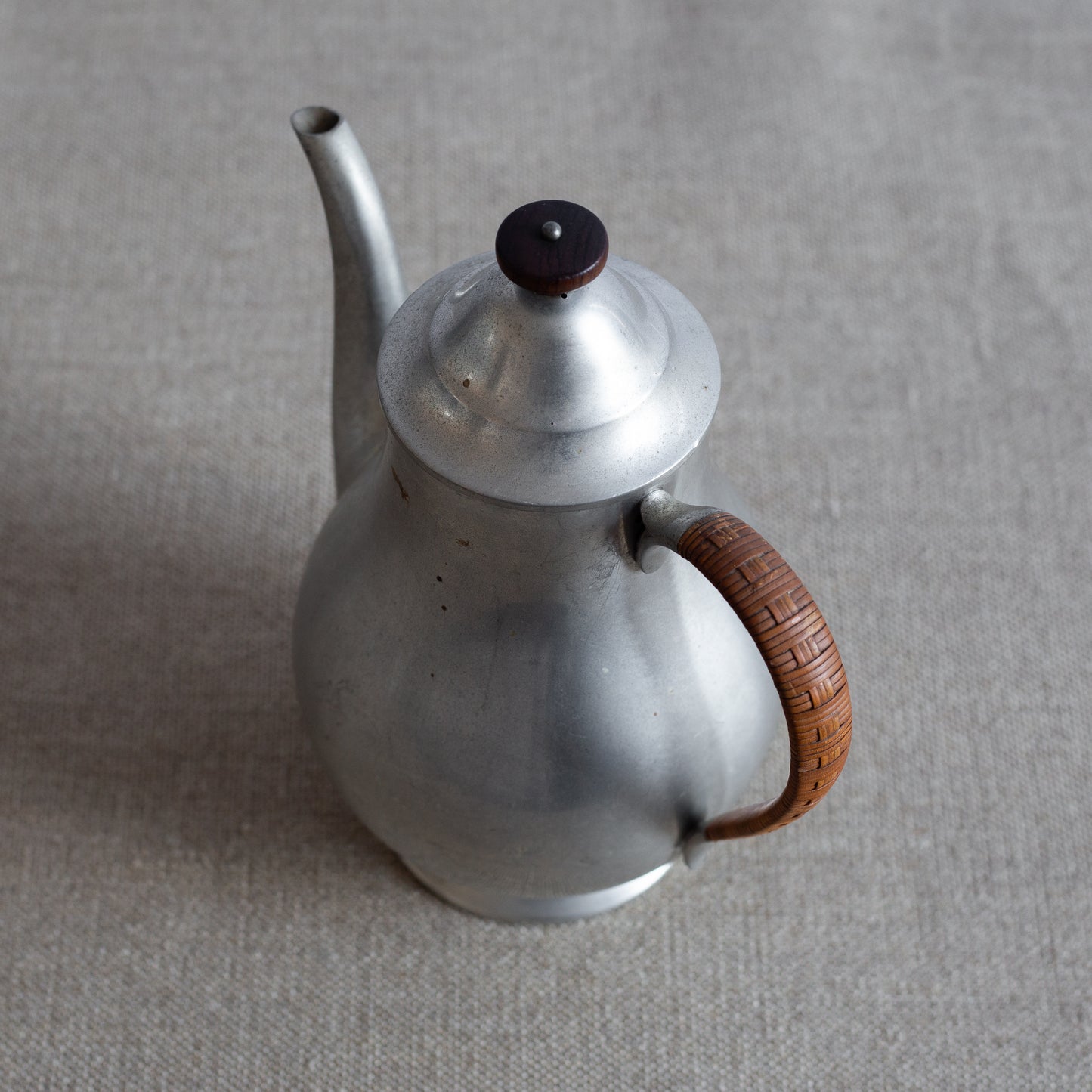 Coffee Pot Model 2527, Just Andersen, Just Andersen Pewter, Denmark. 1950’s.