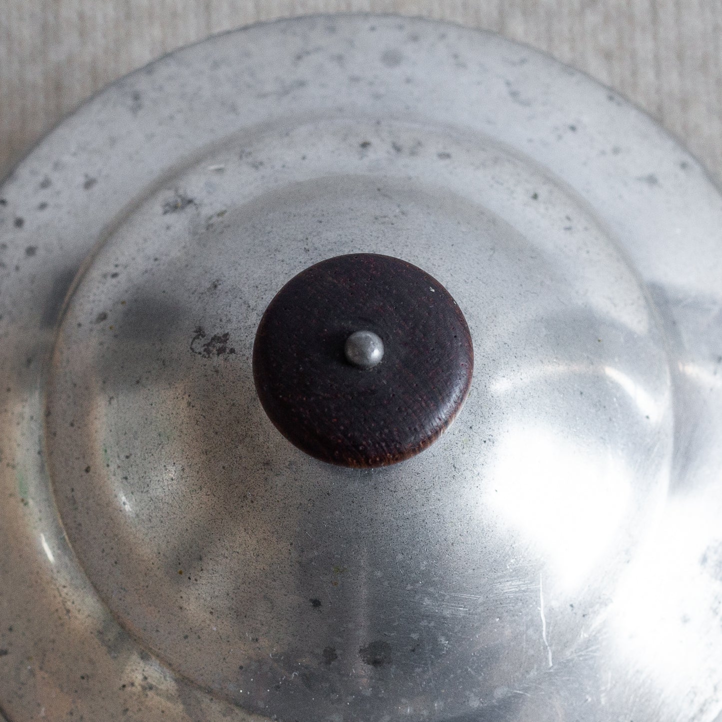 Sugar Bowl Model 2527, Just Andersen, Just Andersen Pewter, Denmark. 1950’s.