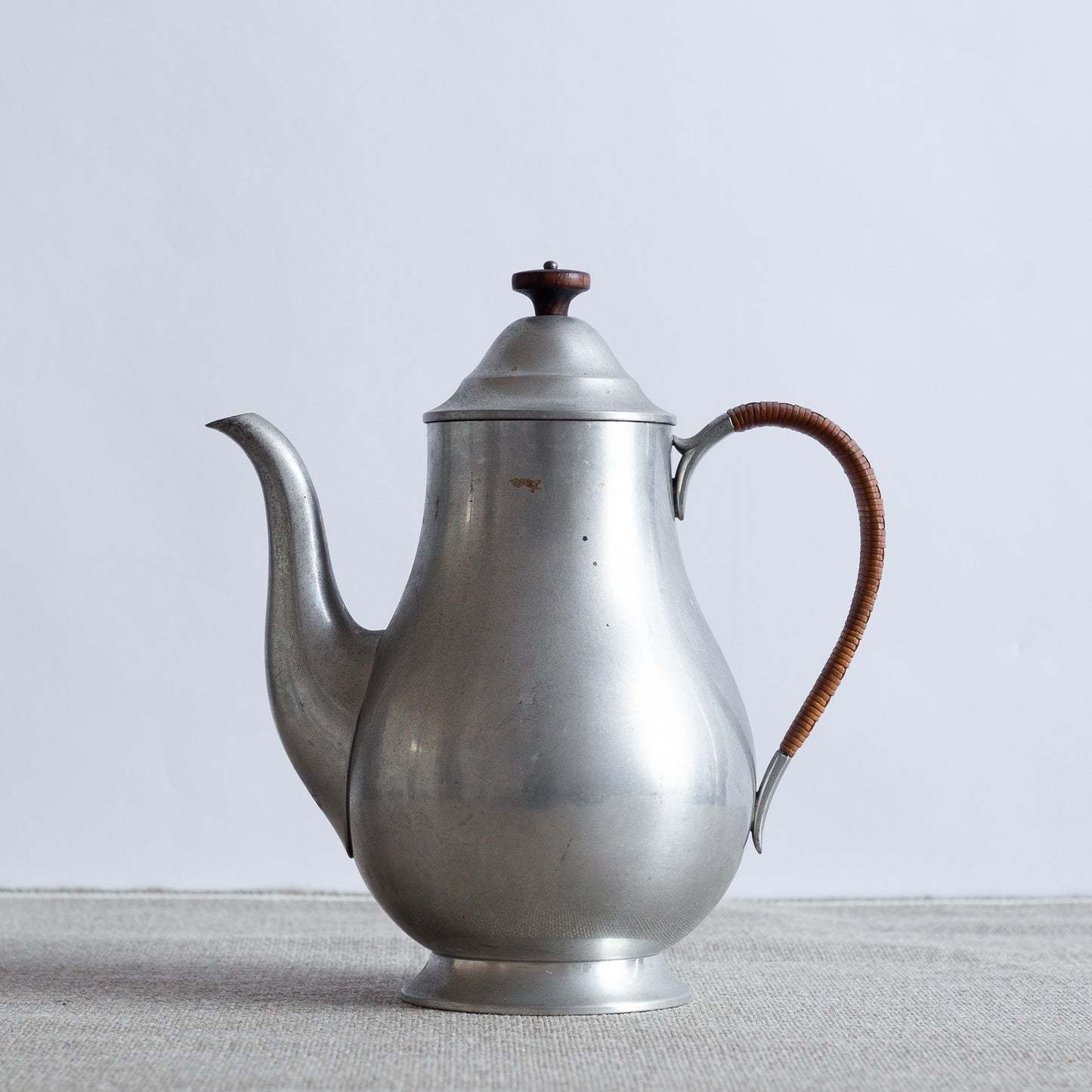 Coffee Pot Model 2527, Just Andersen, Just Andersen Pewter, Denmark. 1950’s.