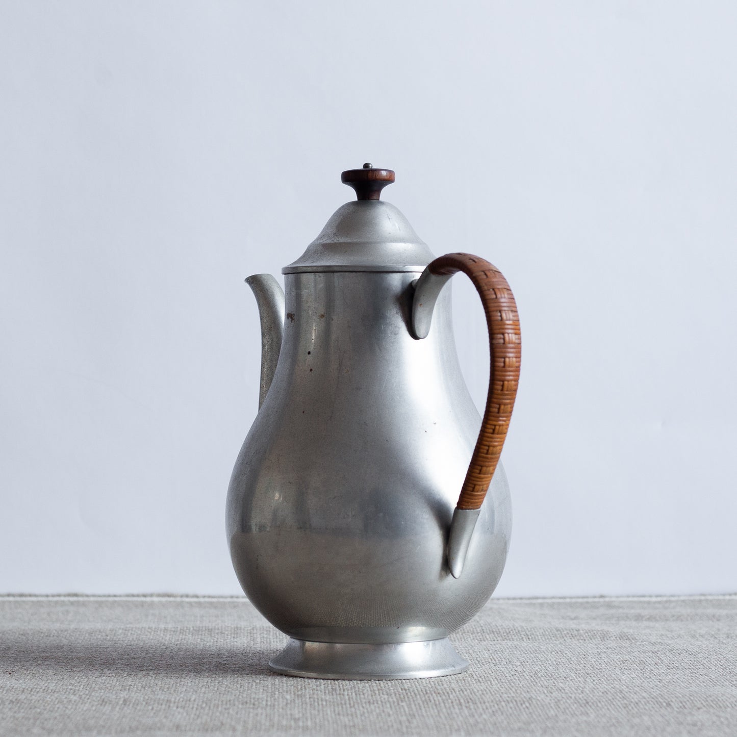 Coffee Pot Model 2527, Just Andersen, Just Andersen Pewter, Denmark. 1950’s.