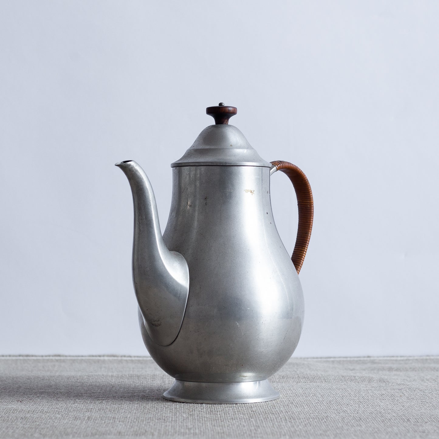 Coffee Pot Model 2527, Just Andersen, Just Andersen Pewter, Denmark. 1950’s.
