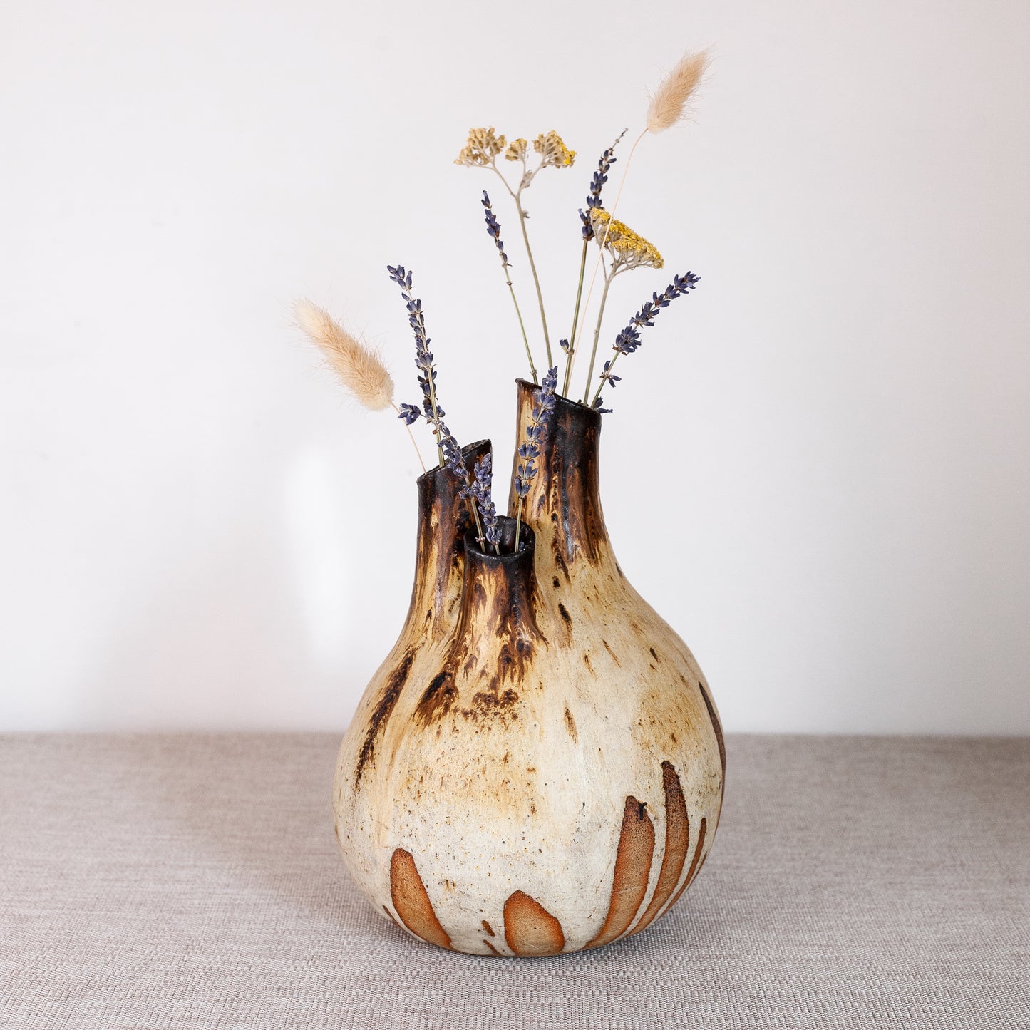 Triple-necked vase, England. 1960’s.