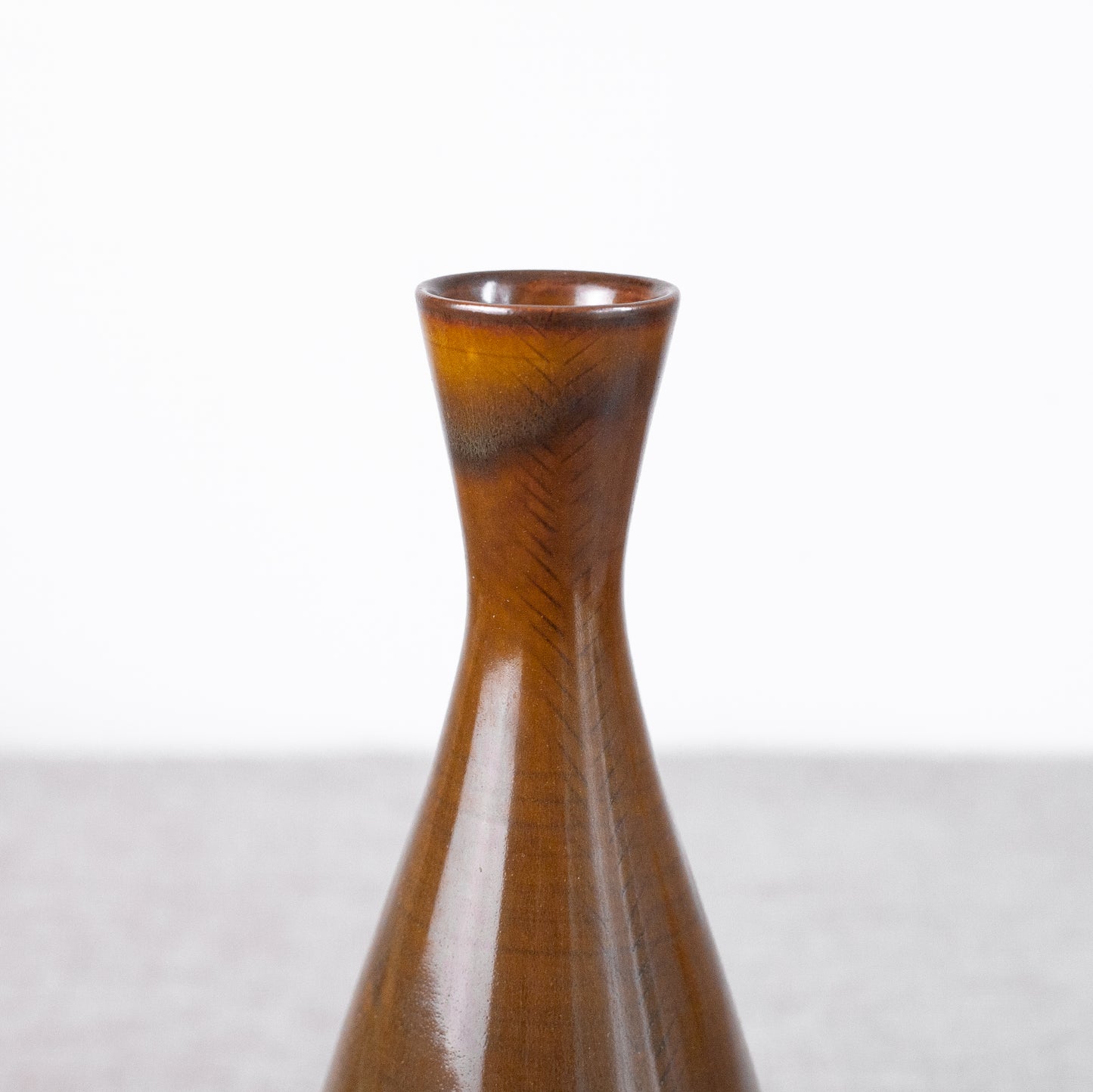 Herringbone vase, Jon Andersson, Höganäs, Sweden. 1960’s.