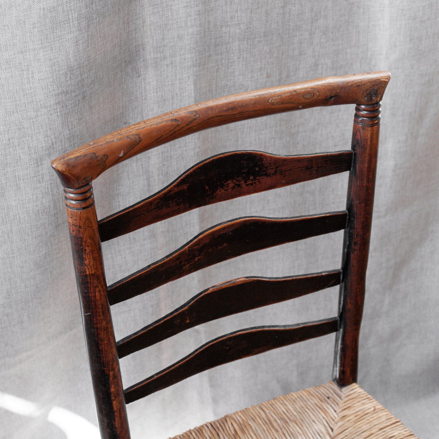 Ladder back chair, England. Late 19th Century.