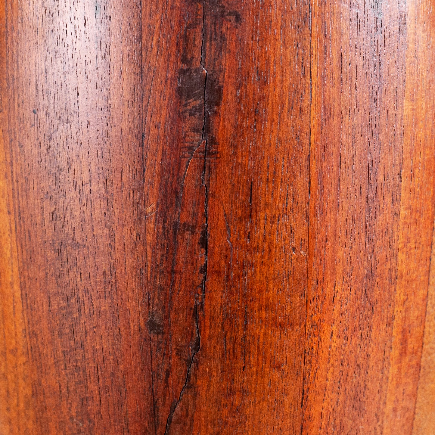 Early staved teak ice bucket, Jens Quistgaard, Dansk Designs, Denmark. 1950's.