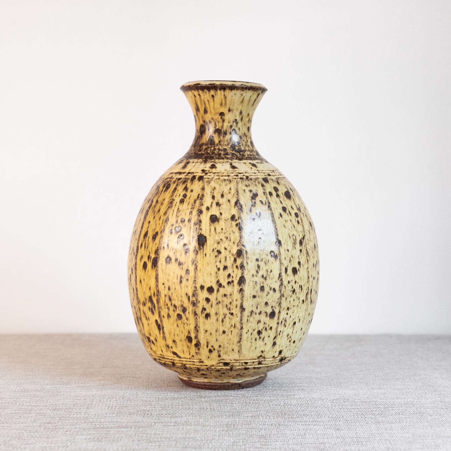 Exceptional studio vase, England. Mid-20th Century.