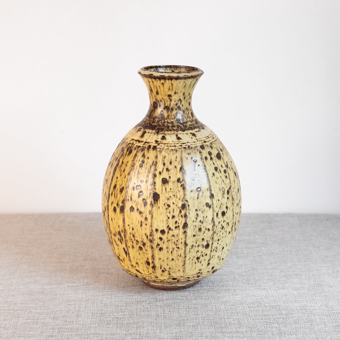 Exceptional studio vase, England. Mid-20th Century.