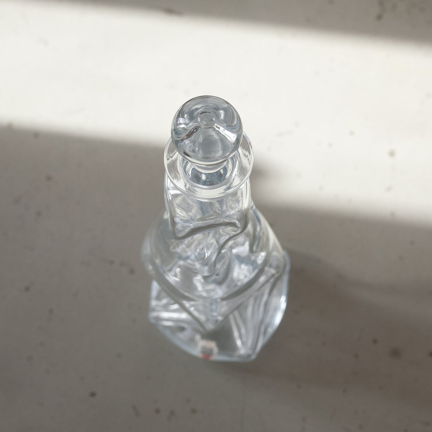 Rare ‘Gourgelette’ Kluk Kluk decanter, Jacob Bang, Holmegaard, Denmark. 1960’s.