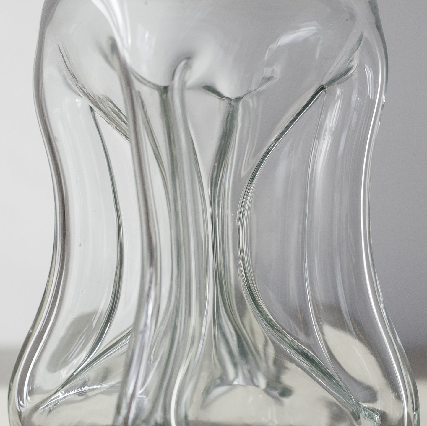 Crown ‘Kluk Kluk’ decanter, Jacob Bang, Holmegaard, Denmark. 1950’s.