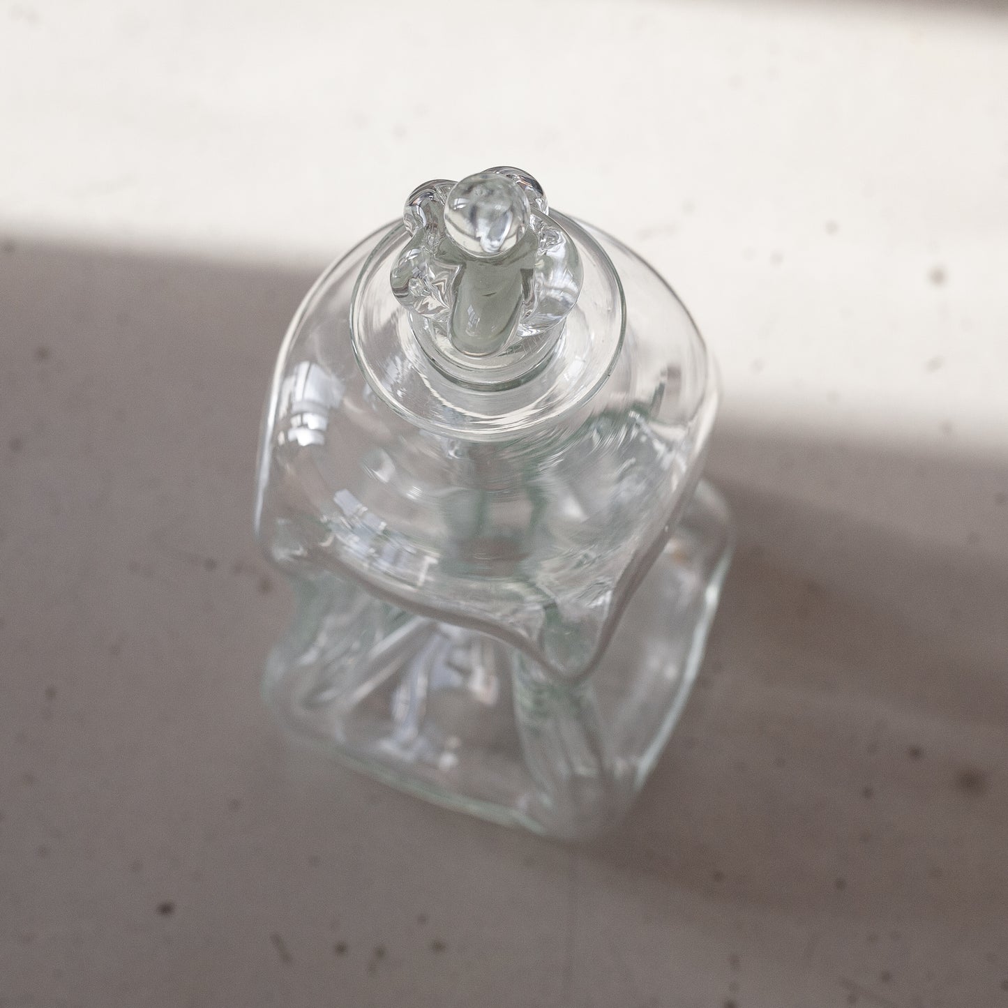 Crown ‘Kluk Kluk’ decanter, Jacob Bang, Holmegaard, Denmark. 1950’s.