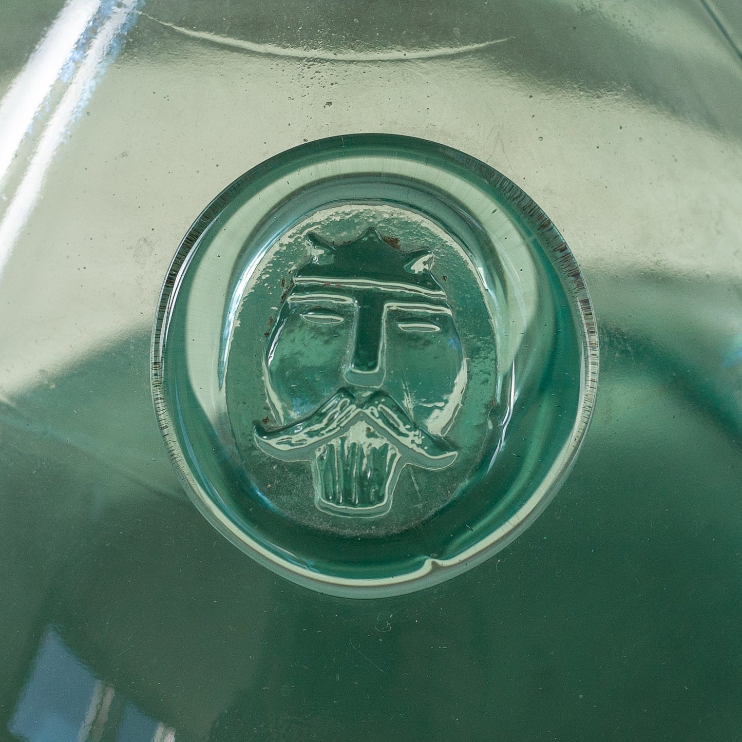 ‘Viking’ decanter, Ole Winther, Holmegaard, Denmark. 1960s.