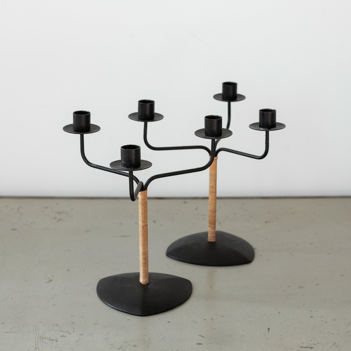 Pair of candlesticks, Laurids Lønborg, Denmark. 1960’s.