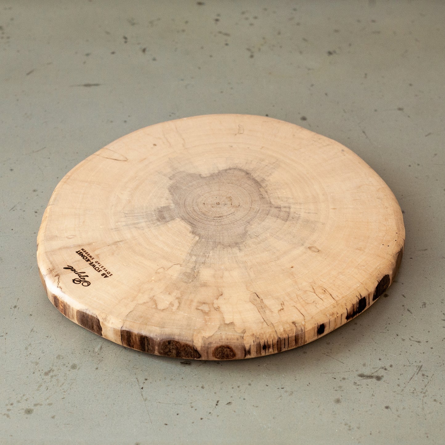 ‘Poppel’ wooden platter, Sigvard Nilsson, AB Söwe-Konst, Sweden. 1960’s.