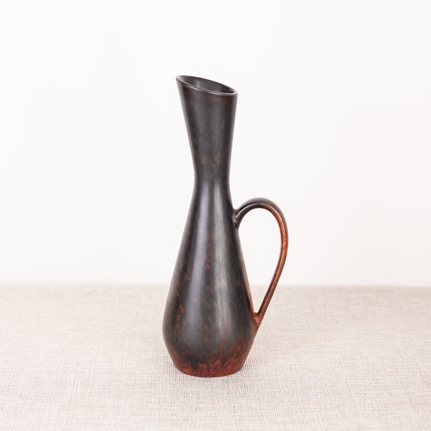 ‘SVQ’ handled vase, Carl-Harry Stålhane, Rörstrand, Sweden. 1950s.