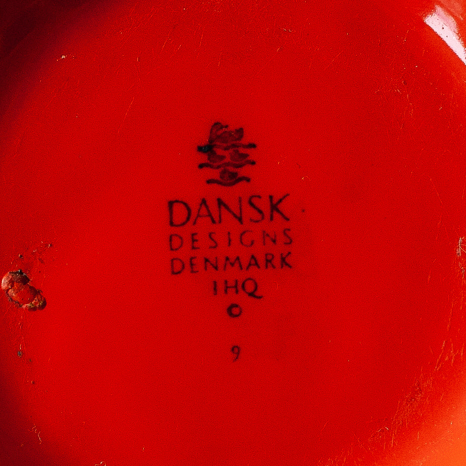 Red Købenstyle pitcher, Jens Quistgaard, Dansk Designs, Denmark. 1960’s