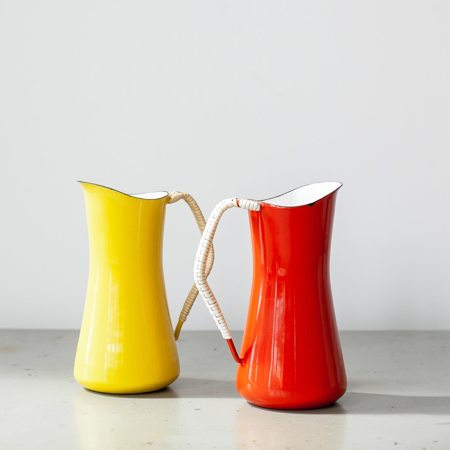 Red Købenstyle pitcher, Jens Quistgaard, Dansk Designs, Denmark. 1960’s