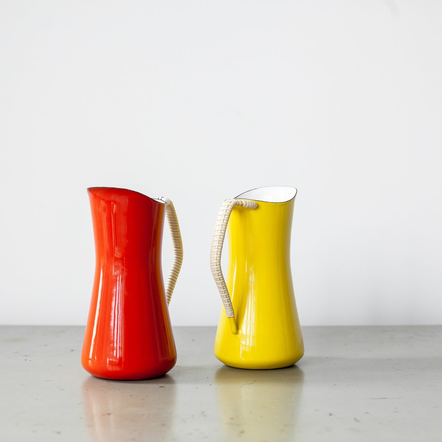 Red Købenstyle pitcher, Jens Quistgaard, Dansk Designs, Denmark. 1960’s