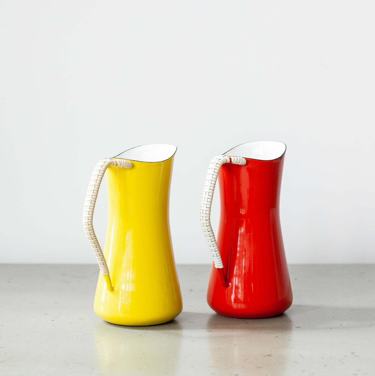 Yellow Købenstyle pitcher, Jens Quistgaard, Dansk Designs, Denmark. 1960’s.