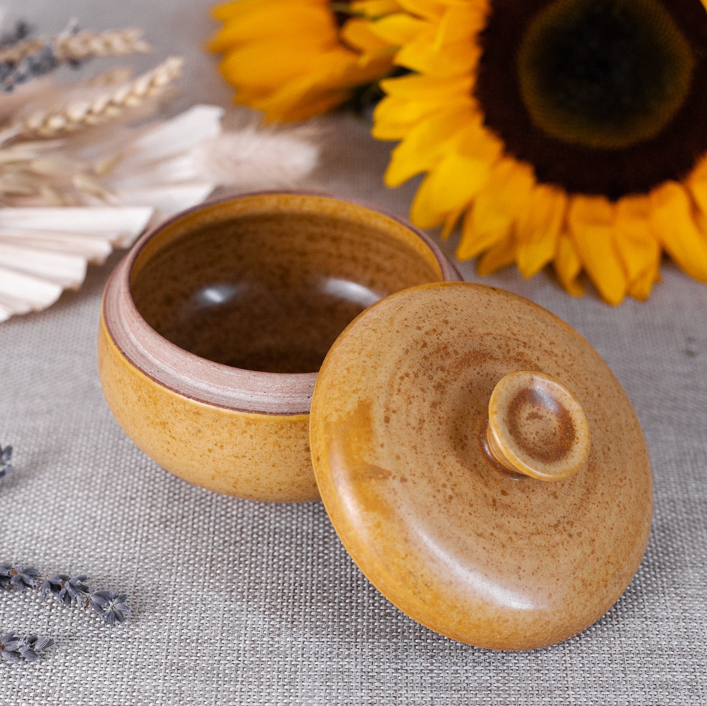 Lidded ‘Tobo’ bowl, Erich & Ingrid Triller, Sweden. 1950’s.