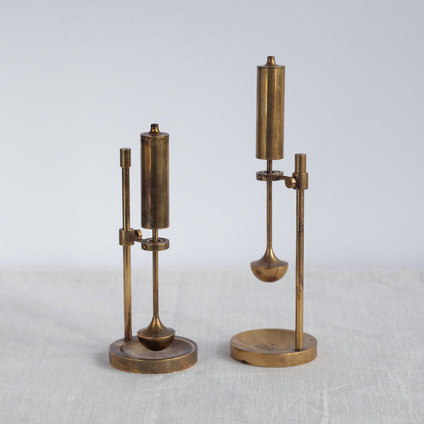Pair of ship oil lamps, Ilse D. Ammonsen, Daproma, Denmark. 1950’s.