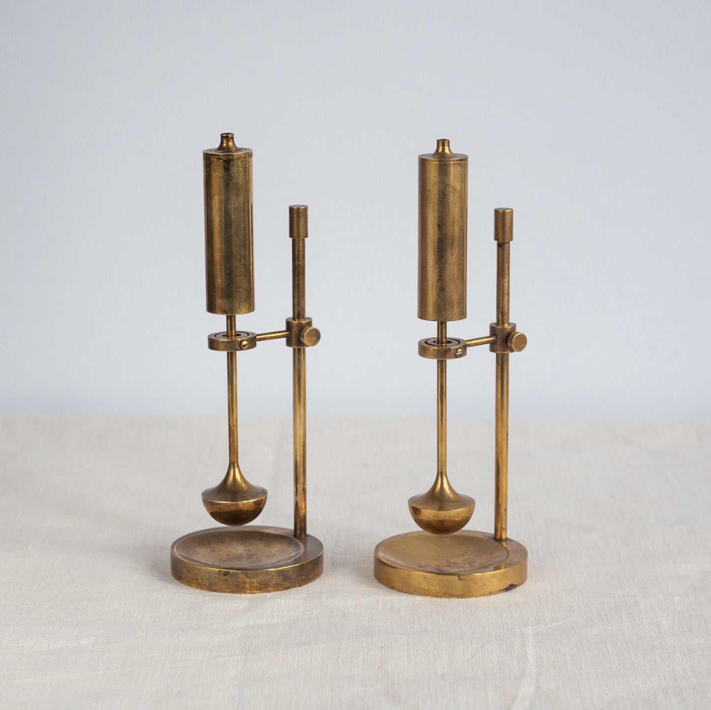 Pair of ship oil lamps, Ilse D. Ammonsen, Daproma, Denmark. 1950’s.
