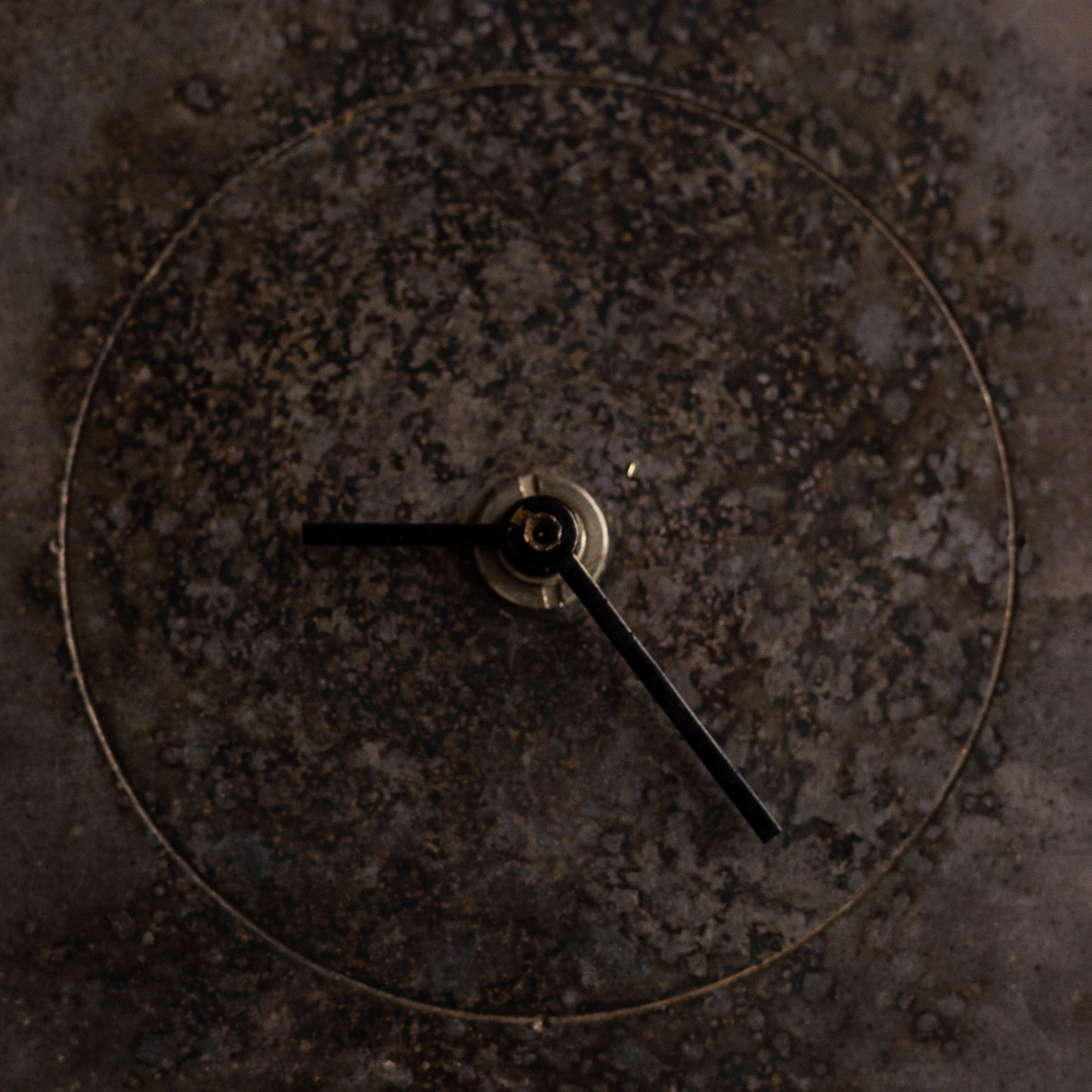 Silver plated modernist clock, Italora, Italy. 1970’s.