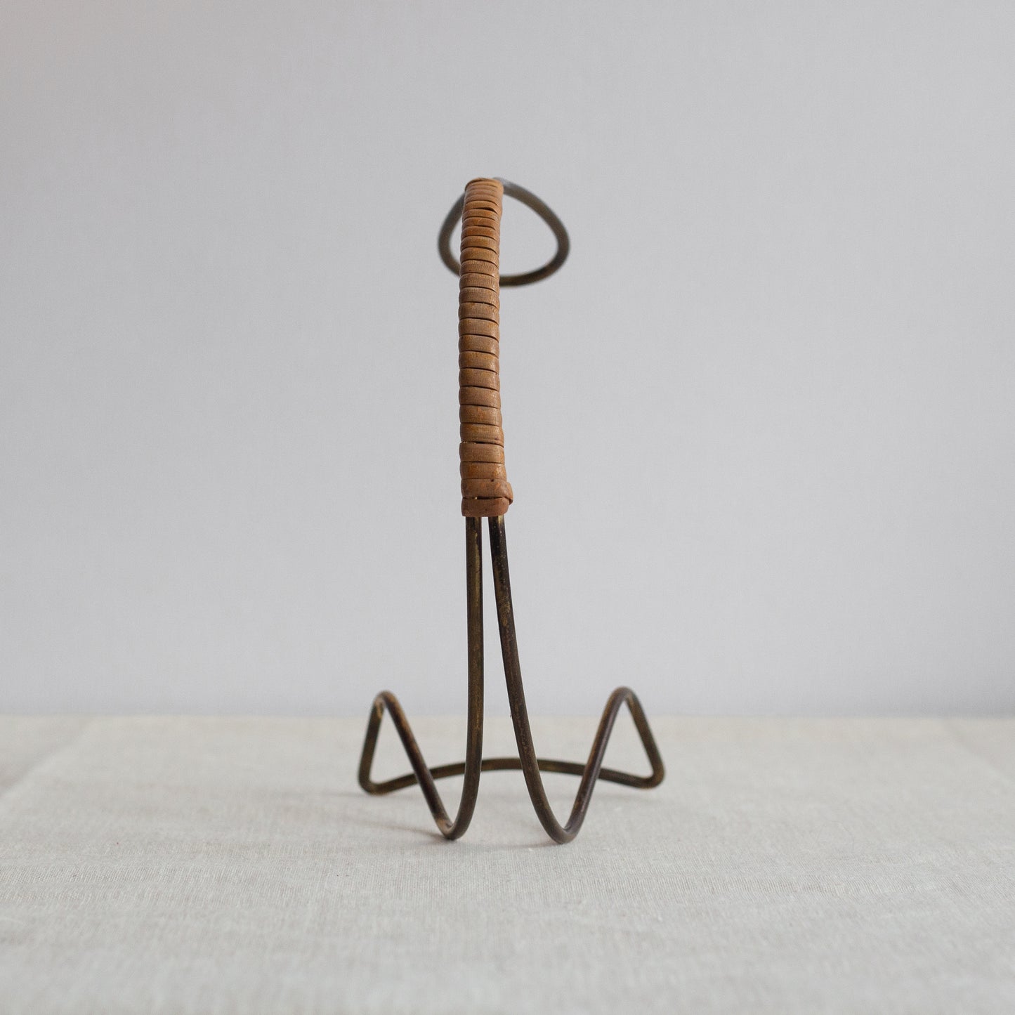 Brass bottle cradle, Sweden. 1950’s.