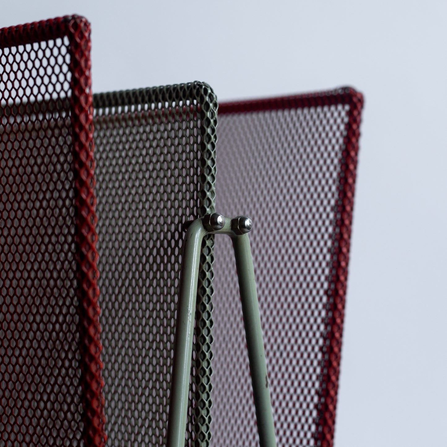 Magazine rack, Mathieu Matégot, Artimeta, France/Netherlands. 1950’s.