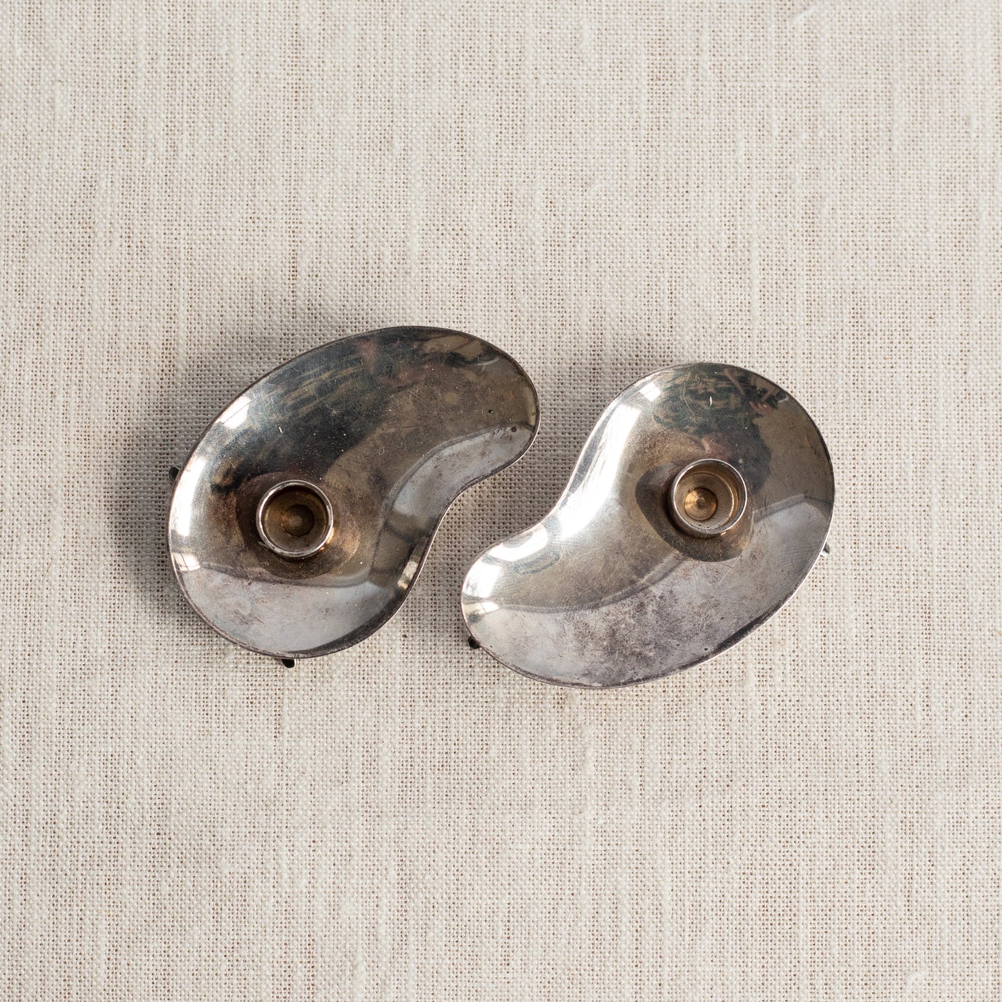 Pair of candleholders, Hugo Grun, Prima, Denmark. 1960’s.