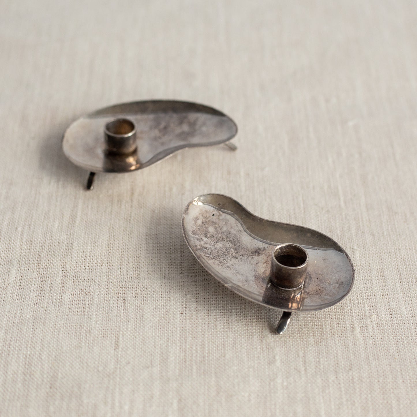 Pair of candleholders, Hugo Grun, Prima, Denmark. 1960’s.