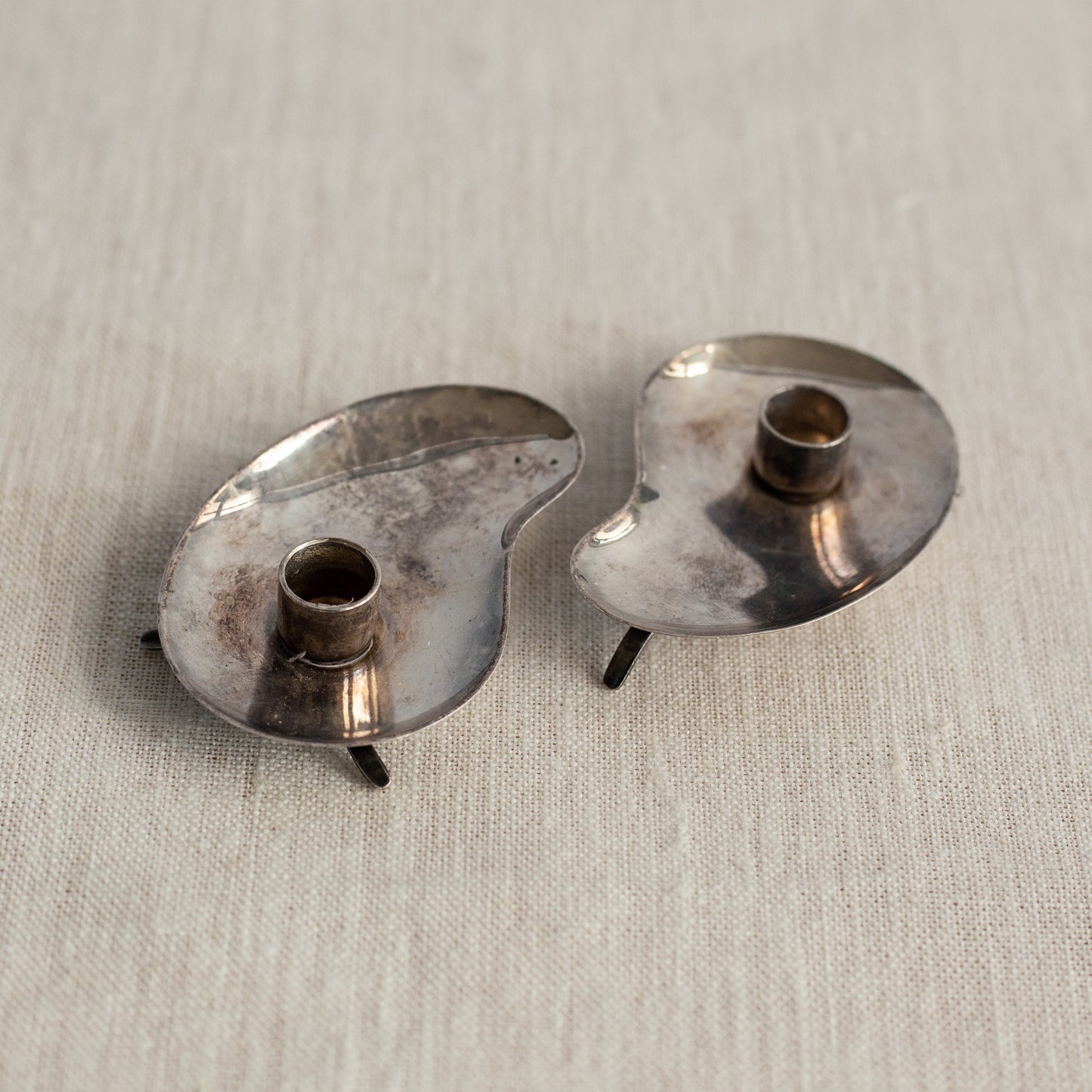 Pair of candleholders, Hugo Grun, Prima, Denmark. 1960’s.