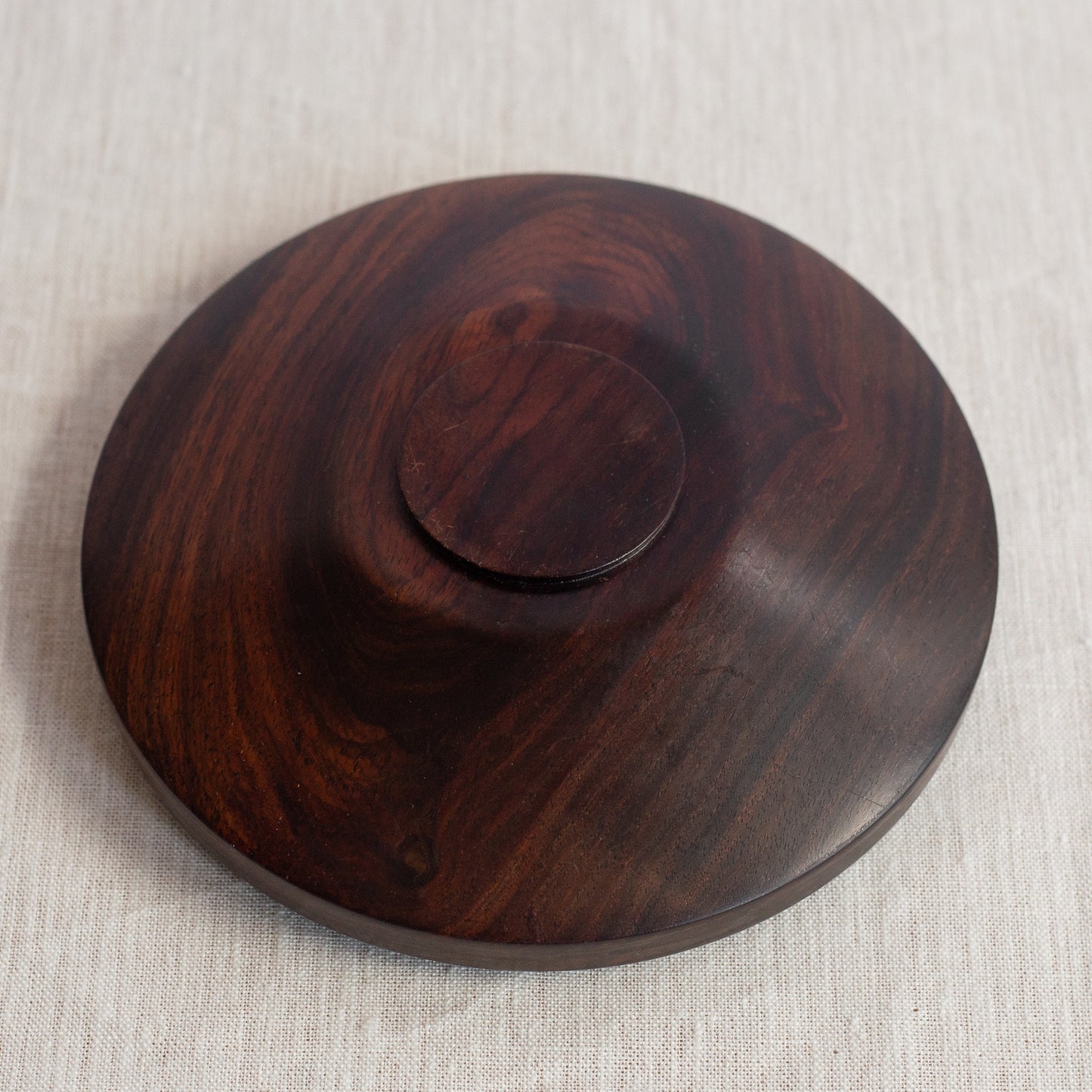 Modernist rosewood bowl, Brazil, 1930's.
