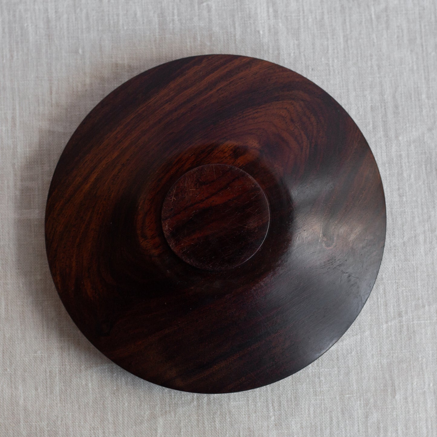Modernist rosewood bowl, Brazil, 1930's.