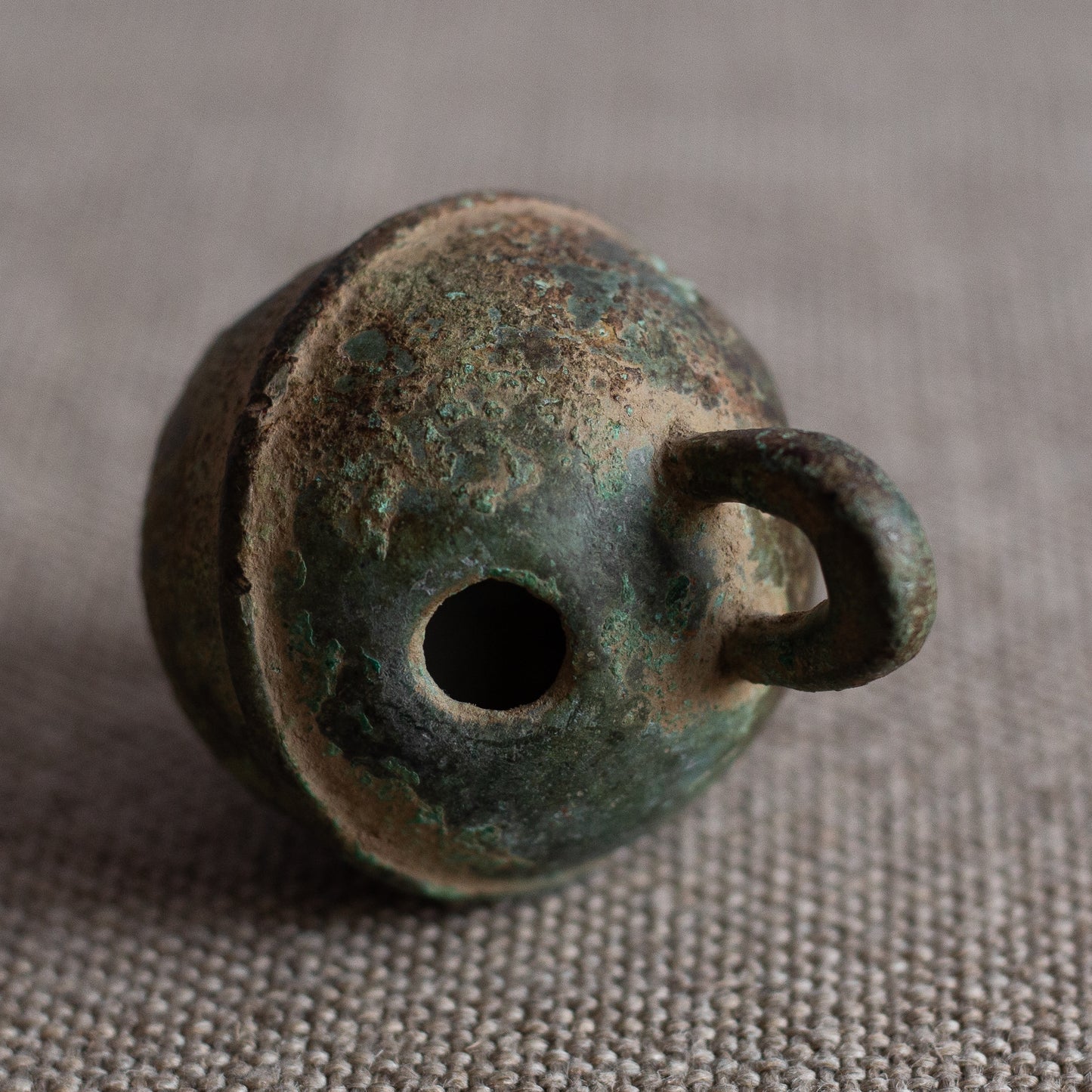 Crotal Bell, Robert Wells foundry, Aldbourne, Wiltshire, England. Late 18th century.