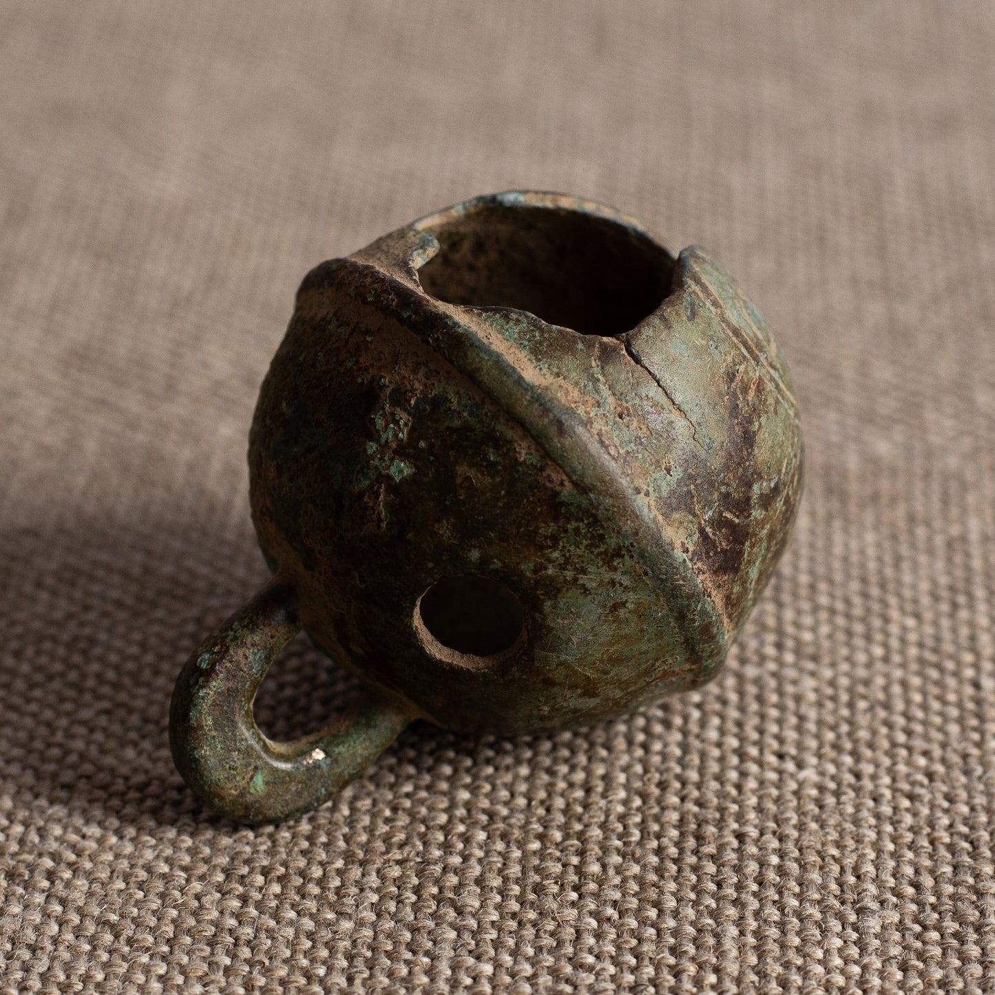 Crotal Bell, Robert Wells foundry, Aldbourne, Wiltshire, England. Late 18th century.