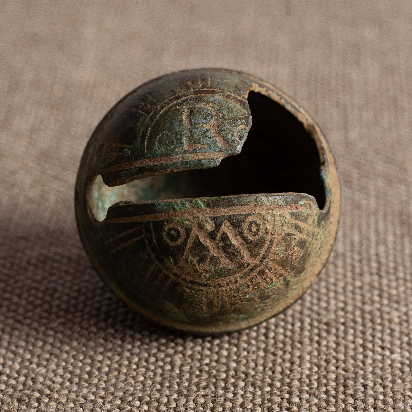Crotal Bell, Robert Wells foundry, Aldbourne, Wiltshire, England. Late 18th century.