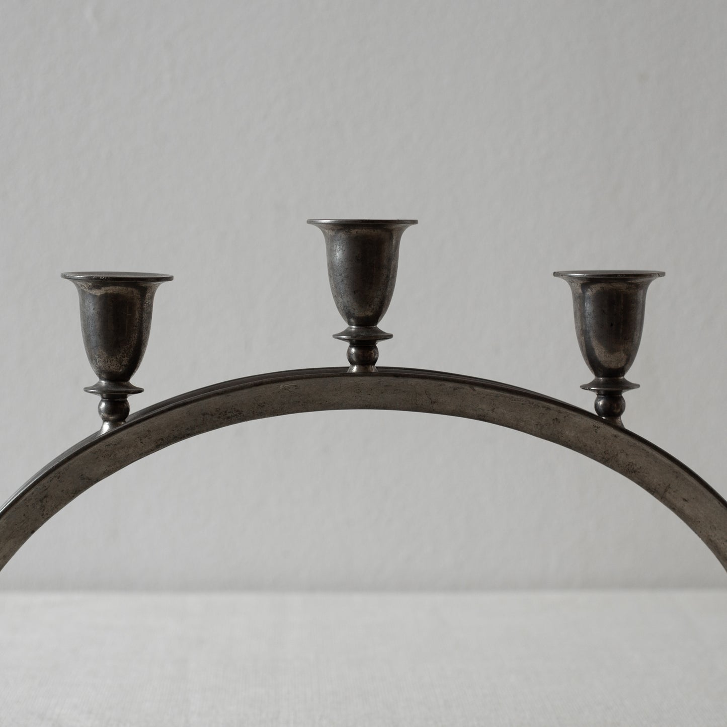 Impressive Pewter Candelabra, Just Andersen, Just Andersen Pewter, Denmark. 1930’s.