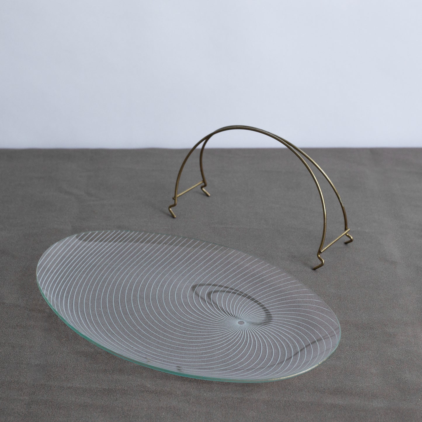 Serving tray, Chance Brothers, England. 1950s.