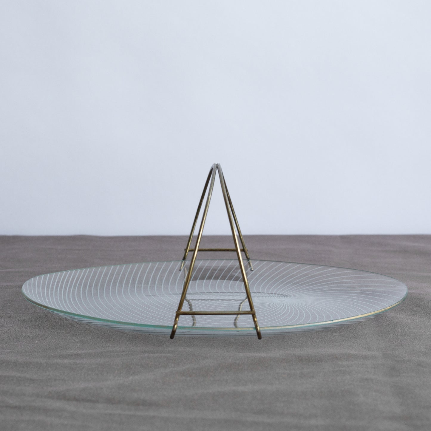 Serving tray, Chance Brothers, England. 1950s.