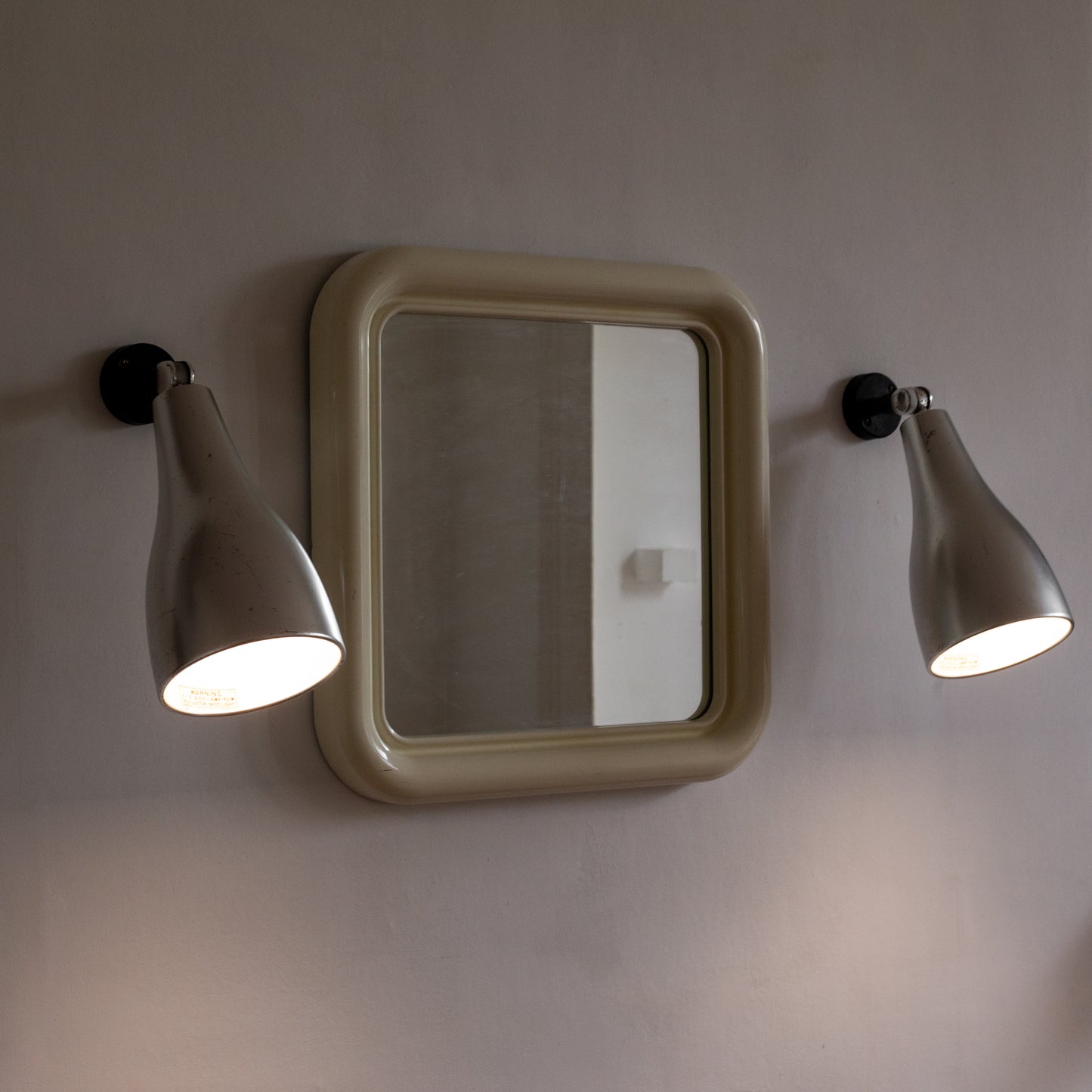 Pair of Modernist Adjustable Wall Spotlights, England. 1960’s.