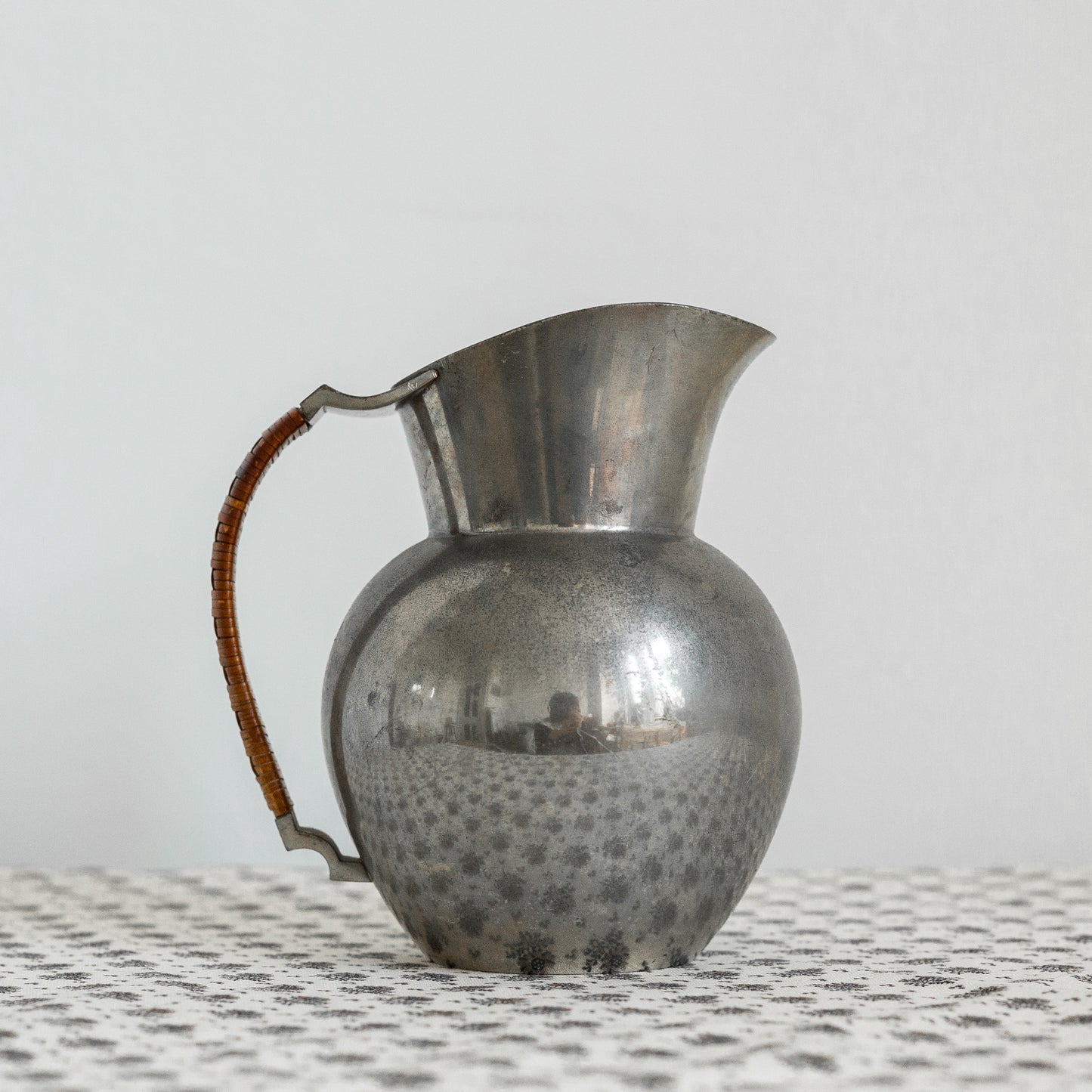 Pitcher, Just Andersen, Just Andersen Pewter, Denmark. 1930s.