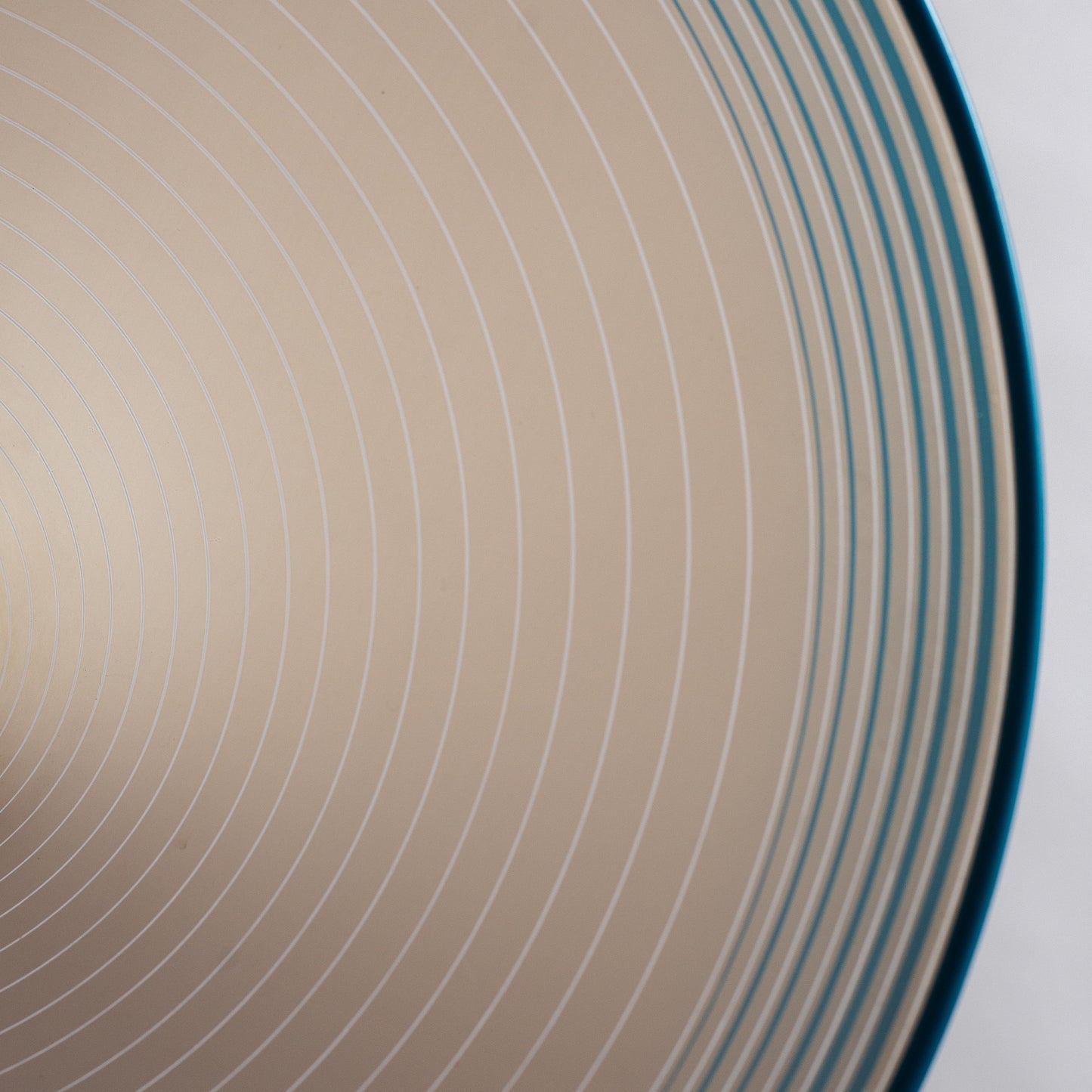 Blue Striped Pendant Lamp, Habitat, England. 1970's.