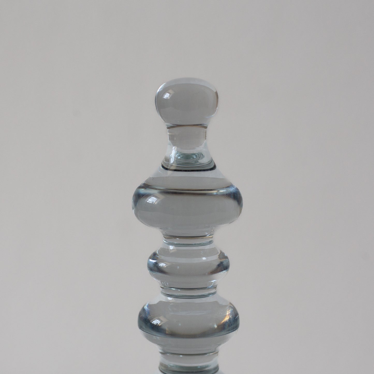Solid Glass Sculptural Paperweight, Holmegaard, Denmark. Circa 1980’s.