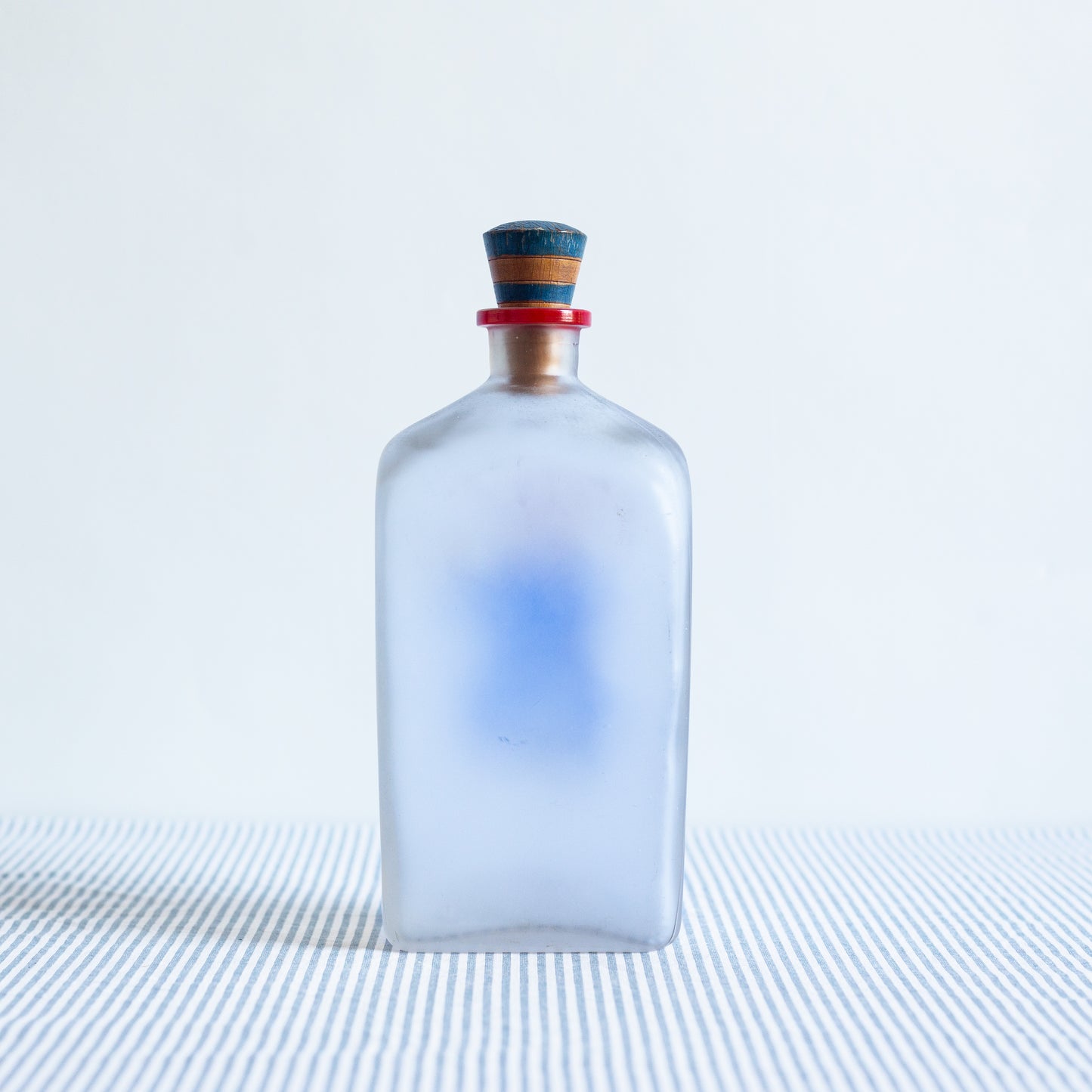 Rare ‘Skaal’ Decanter and Schnapps Glasses, Jacob Bang, Holmegaard, Denmark. 1937.